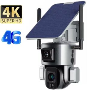 Caméra Solaire LS VISION 4G 4K Zoom 20× – Sécurité Autonome au Maroc 🇲🇦