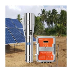 Handuro 1500W AC/DC Pompe Immergée – Pompe Solaire Puissante au Maro