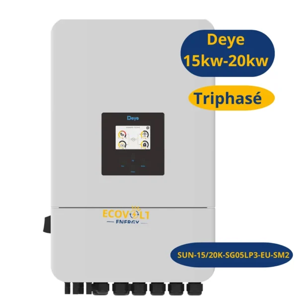 ONDULEUR HYBRIDE DEYE TRIPHASE PRIX CASABLANCA DEYE SUN-14/15/16/18/20K-SG05LP3-EU-SM2 PRIX MAROC